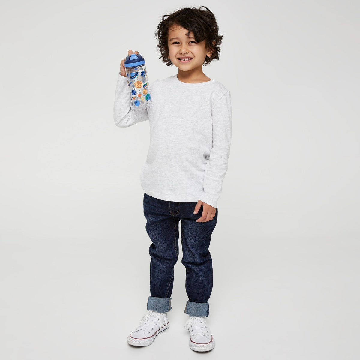 Smiggle - Sky Hi Junior 440 ML BPA-Free Straw Bottle