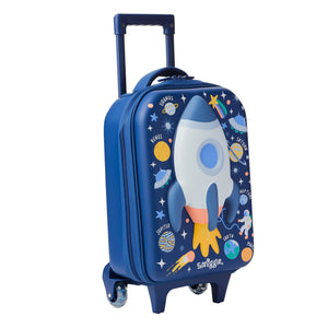 Smiggle - Sky Hi Junior Children's Suitcase with Wheels and Lights