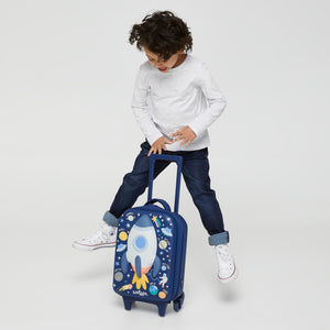 Smiggle - Sky Hi Junior Children's Suitcase with Wheels and Lights