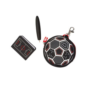 Smiggle - Soccer Mini Notepad Pen and Keychain