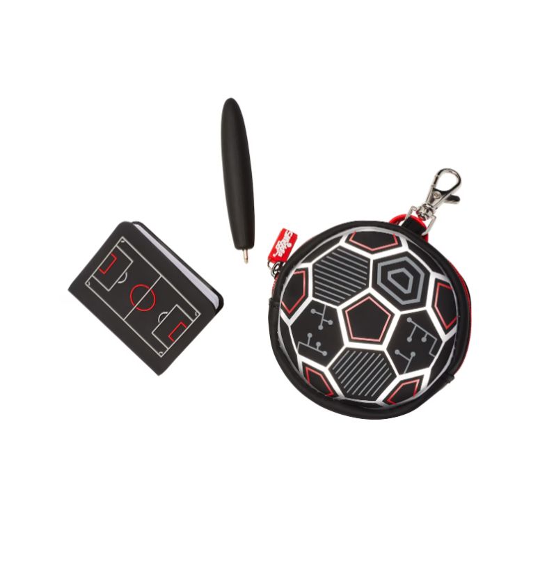 Smiggle - Soccer Mini Notepad Pen and Keychain