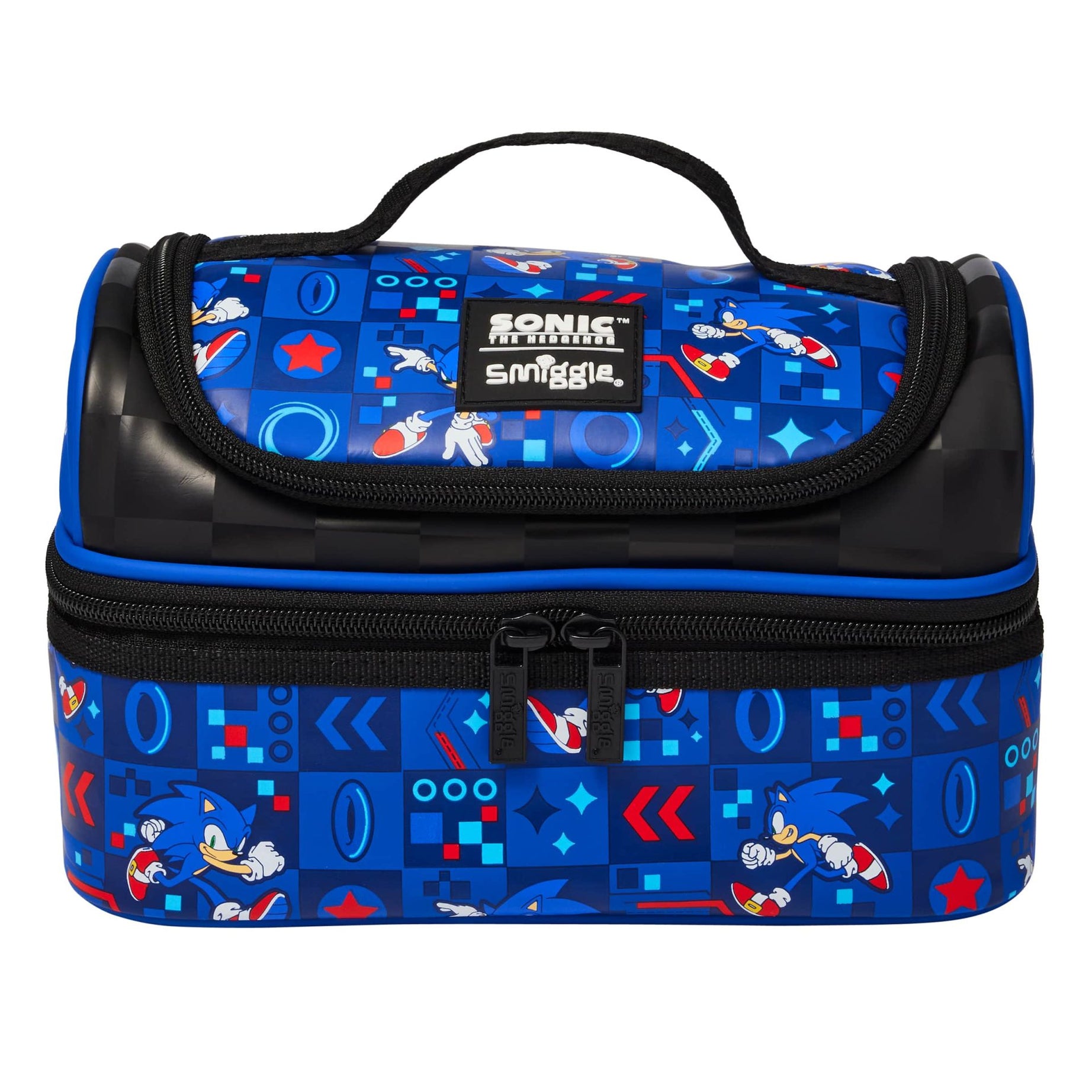 Smiggle - Sonic Double Layer Lunch Bag