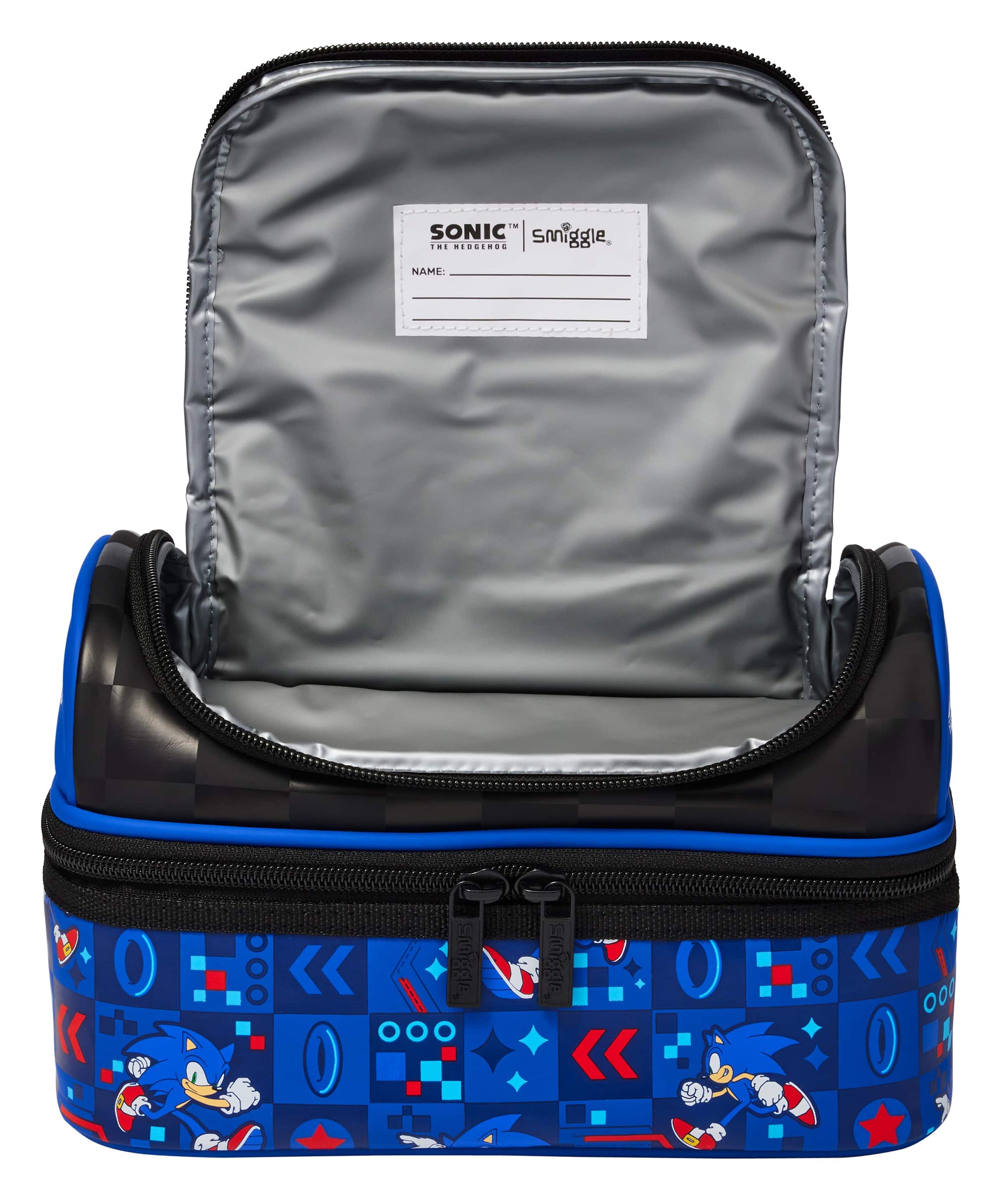 Smiggle - Sonic Double Layer Lunch Bag