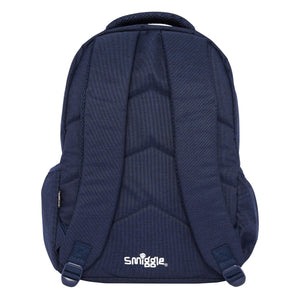 Smiggle - Sorbet Navy Blue Waterproof Backpack