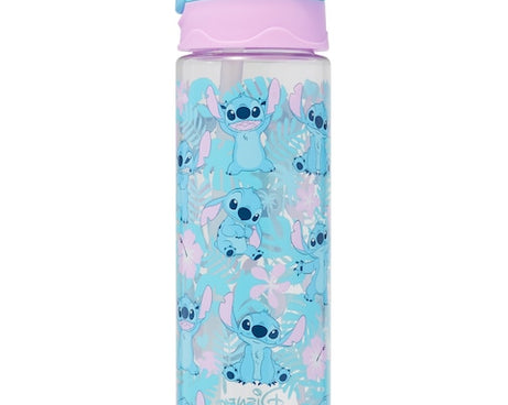 Smiggle - Stitch 650ML Automatic Straw BPA-Free Water Bottle