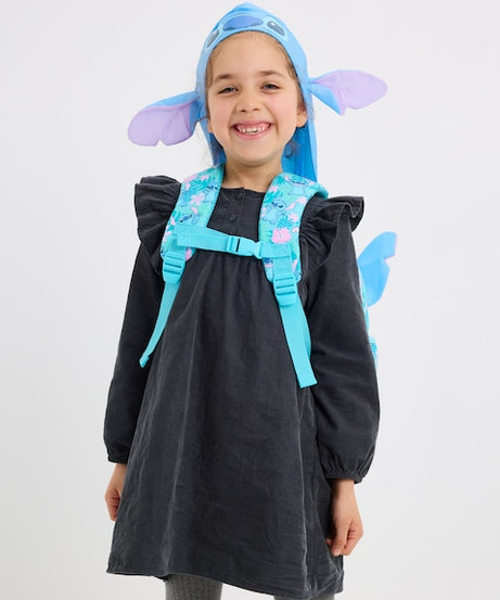 Smiggle - Stitch Junior Hooded Kindergarten Backpack