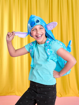 Smiggle - Stitch Junior Hooded Preschool Backpack