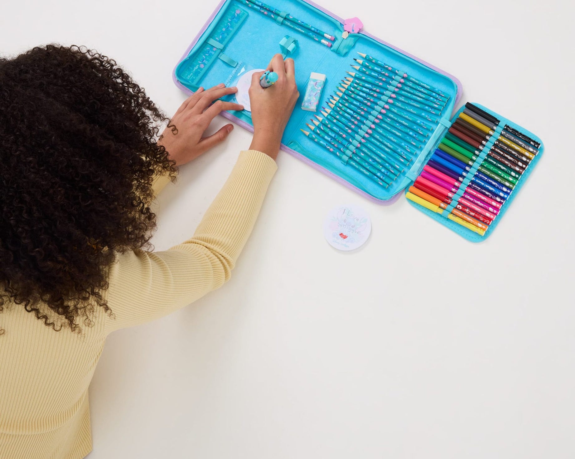 Smiggle - Stitch Stationery Set and Pencil Case