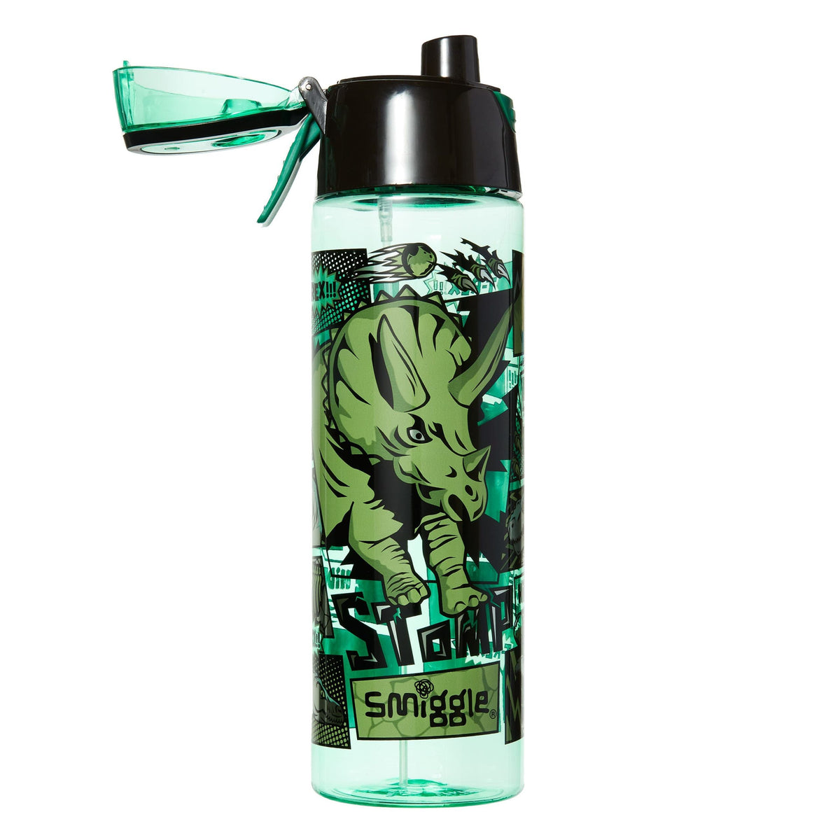 Smiggle - Thrive Spritz Water Spray Straw 760ML BPA Free Water Bottle