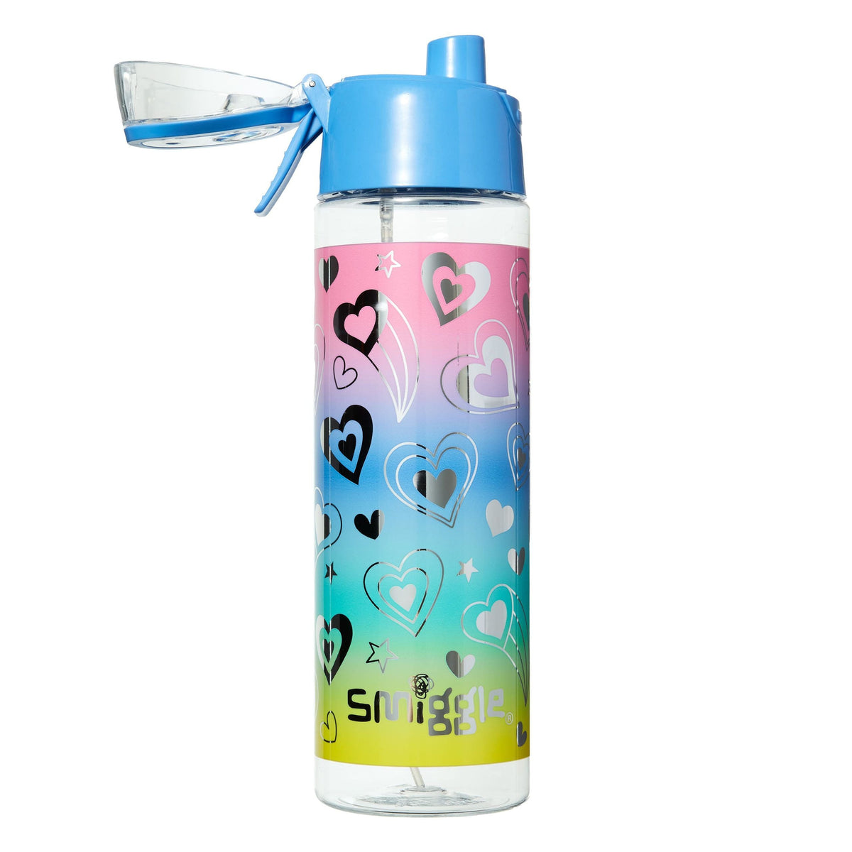 Smiggle - Thrive Spritz Water Spray Straw 760ML BPA Free Water Bottle