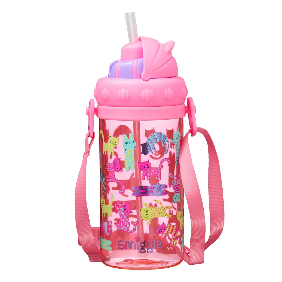 Smiggle - Topsy Teeny Tiny 400 ML Water Bottle with Straw