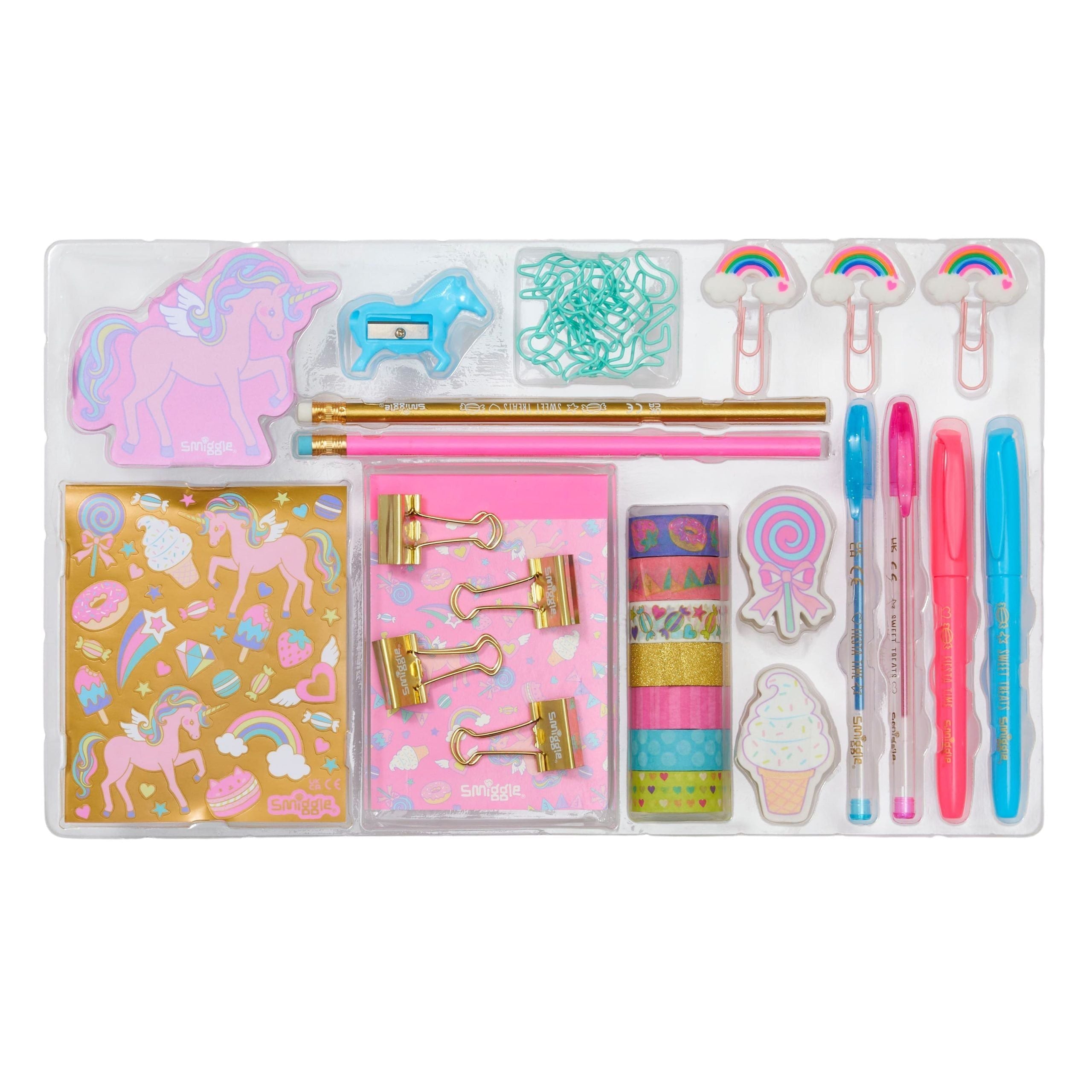 Smiggle - Unicorn Stationery Set