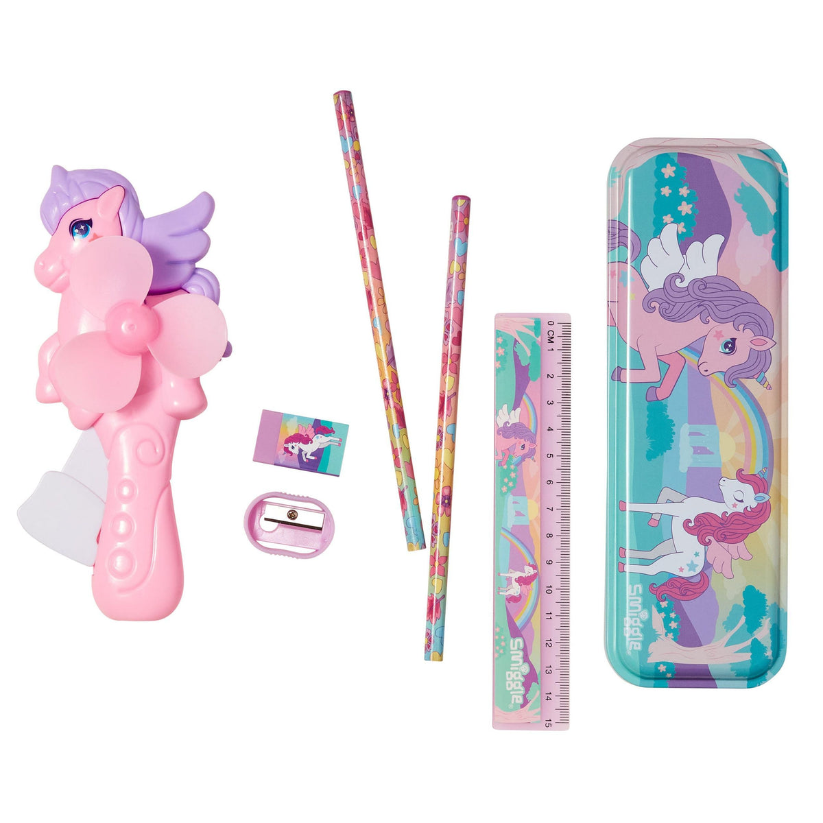 Smiggle - Unicorn Stationery Set and Air Freshener
