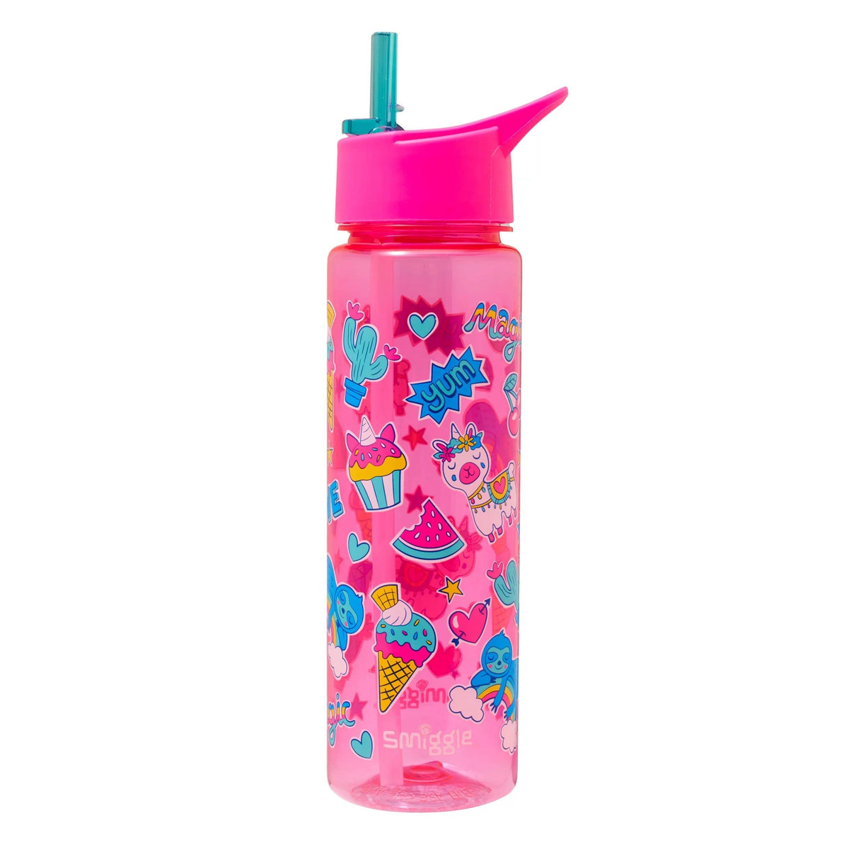 Smiggle - Vibin 750 ML BPA-Free Straw Bottle