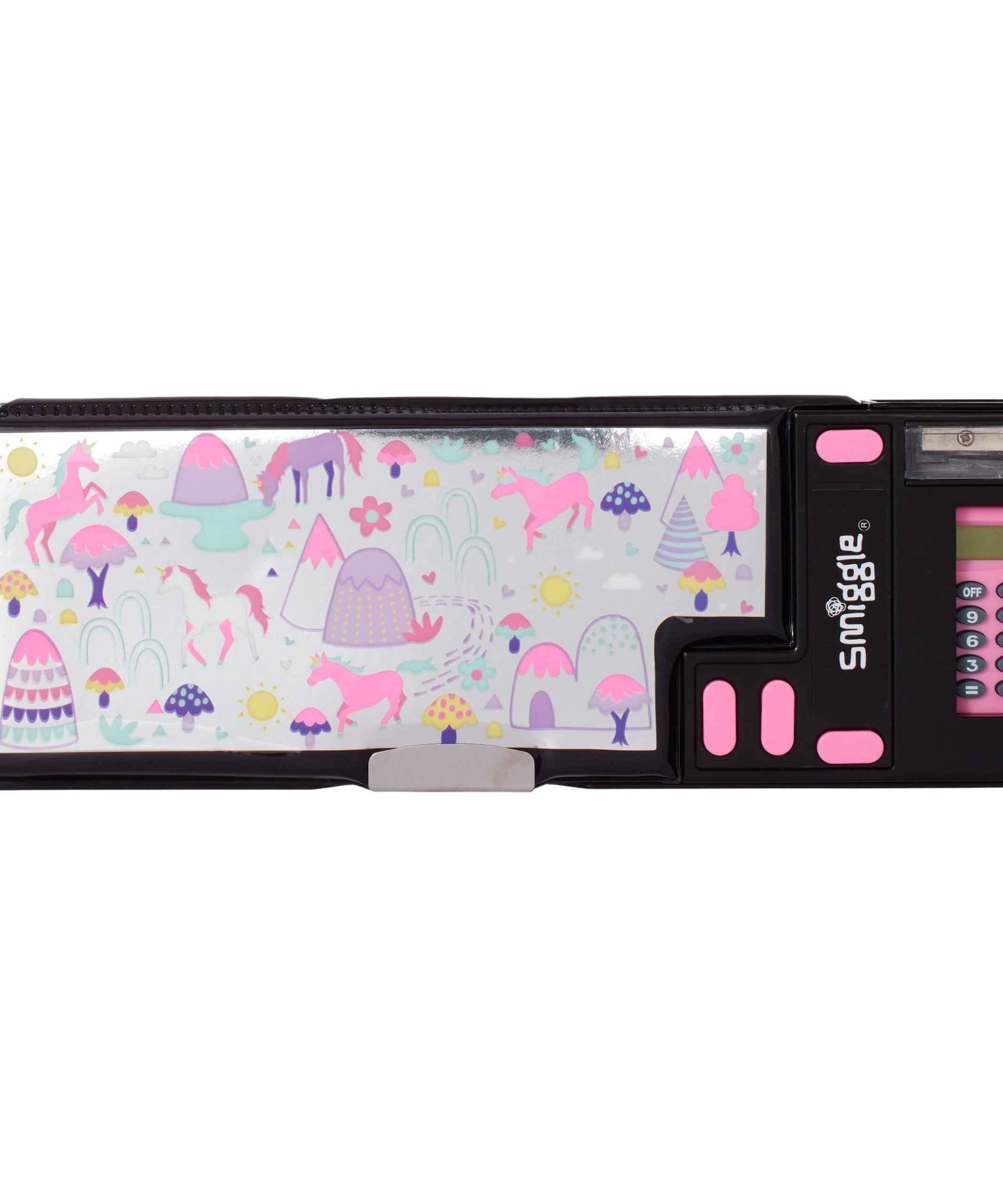Smiggle Vibin Automatic Pencil Case with Calculator
