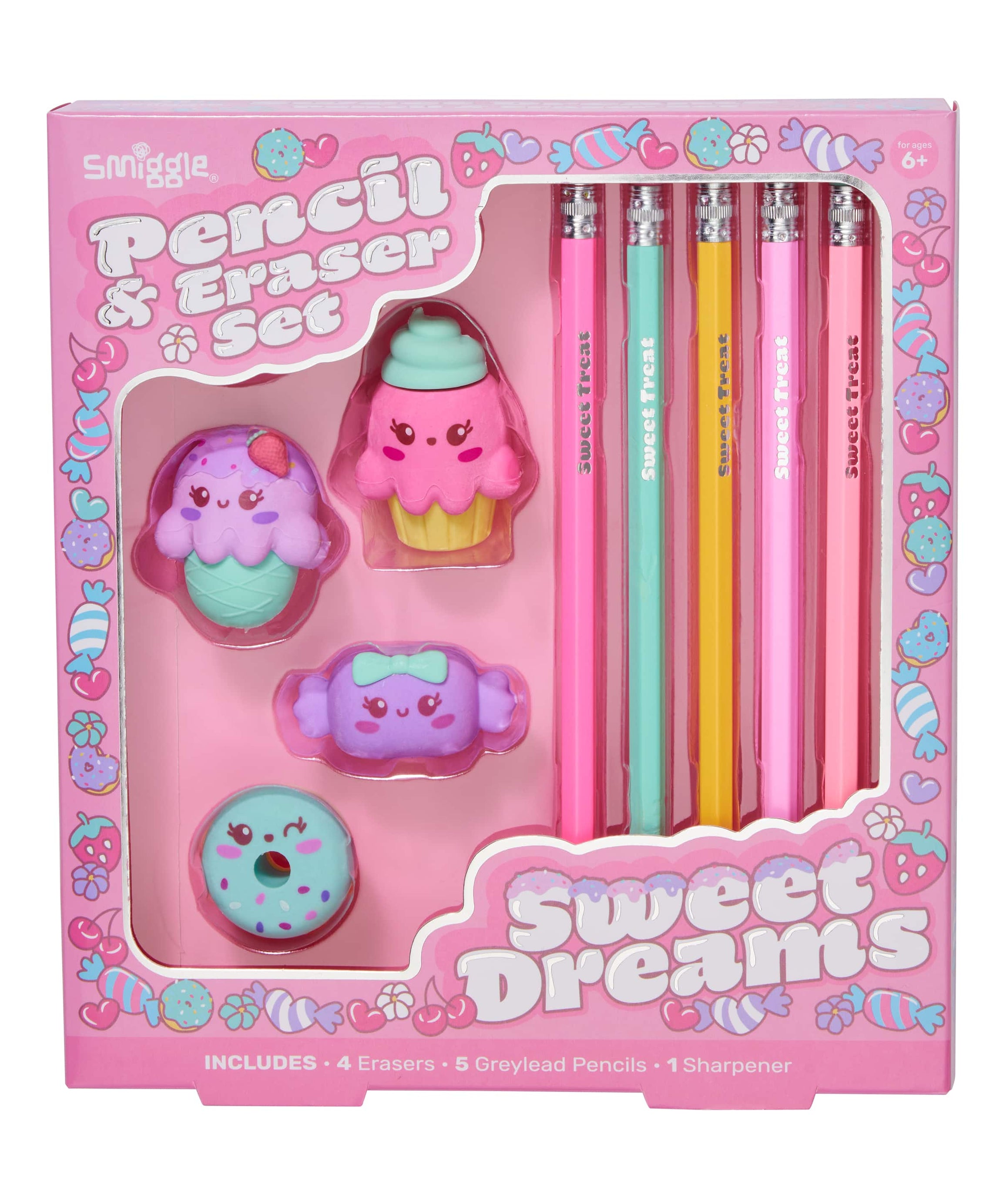 Smiggle - Vision Eraser Pencil Case Set