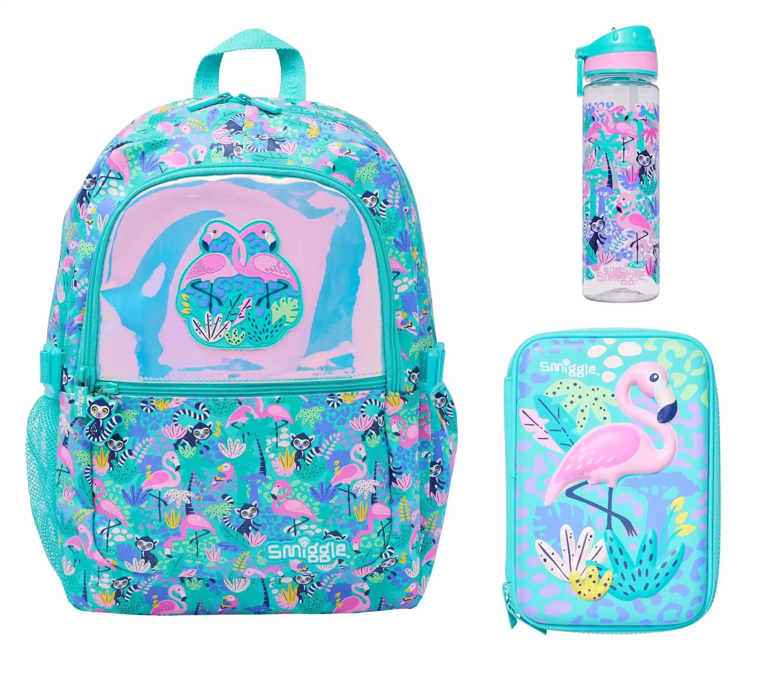 Smiggle - Wild Side 3-Piece School Bag Set