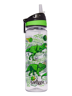 Smiggle - Wild Side 650ML BPA-Free Water Bottle with Straw 
