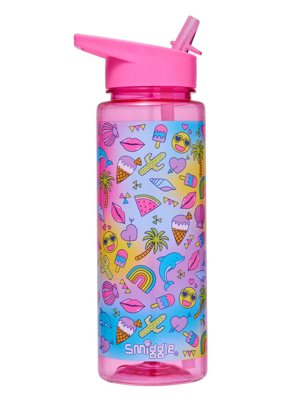 Smiggle - Wonder World Summer Holiday 750ml BPA-Free Drink Bottle