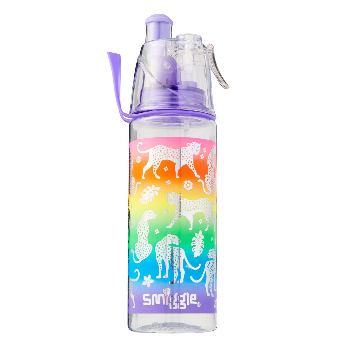 Smiggle - Ziggy Spritz Water Spray 560ML BPA Free Automatic Water Bottle