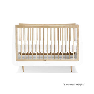 SnuzKot Skandi 3 Piece Nursery Furniture Set - Natural-Nursery Sets-Natural-No Mattress | Natural Baby Shower