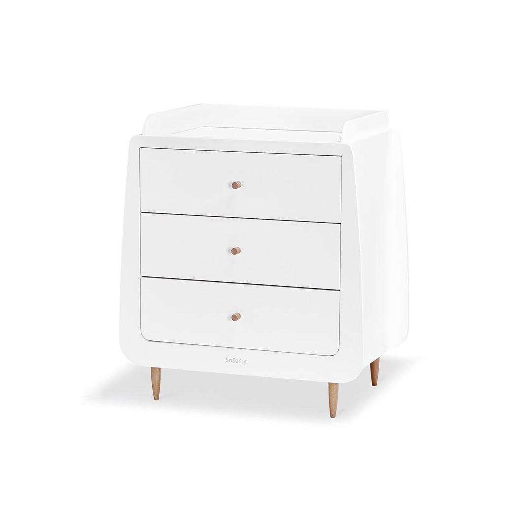 SnuzKot Skandi 3 Piece Nursery Furniture Set - Natural-Nursery Sets-Natural-No Mattress | Natural Baby Shower