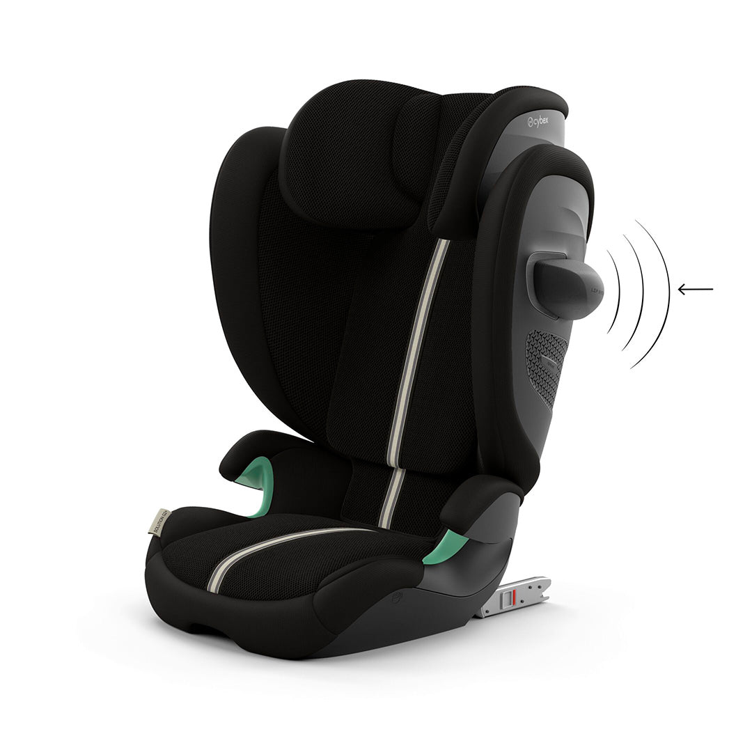CYBEX Solution G2 Plus Car Seat - Moon Black-Car Seats-Moon Black- | Natural Baby Shower