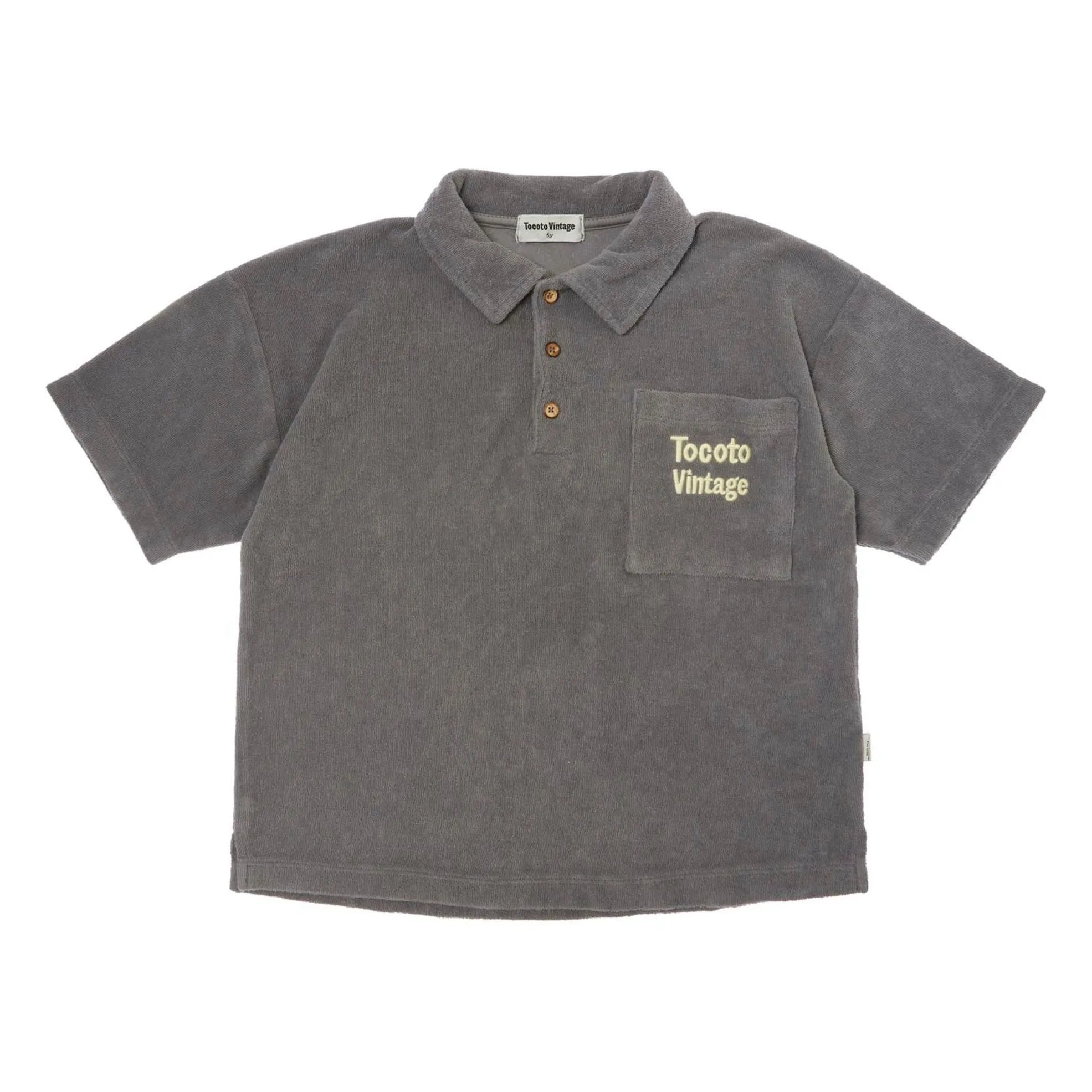 Tocoto Vintage - Foam T-Shirt | Charcoal Gray