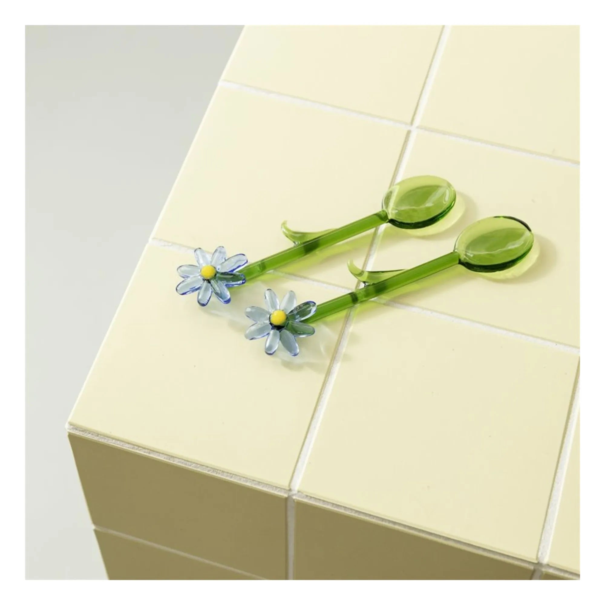 &Klevering - Spoons Flora - Set of 2 | Blue