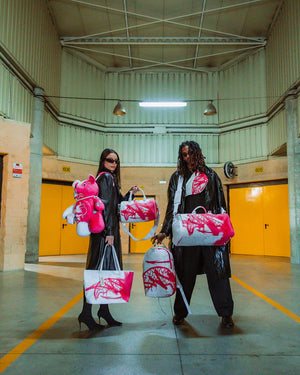 Sprayground - Storm Pink White Tote Shoulder Bag