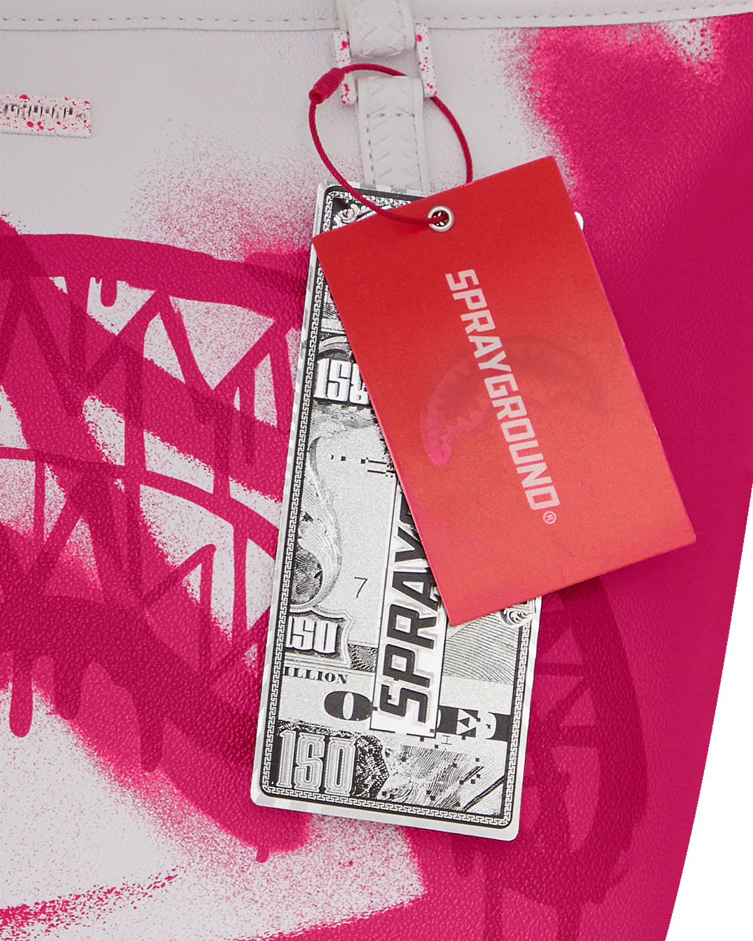Sprayground - Storm Pink White Tote Shoulder Bag