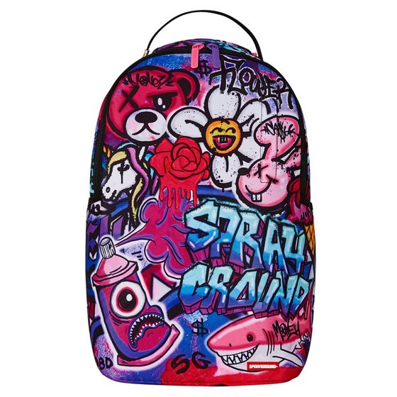 Sprayground - Girl Graffiti Printed Dlxr Backpack