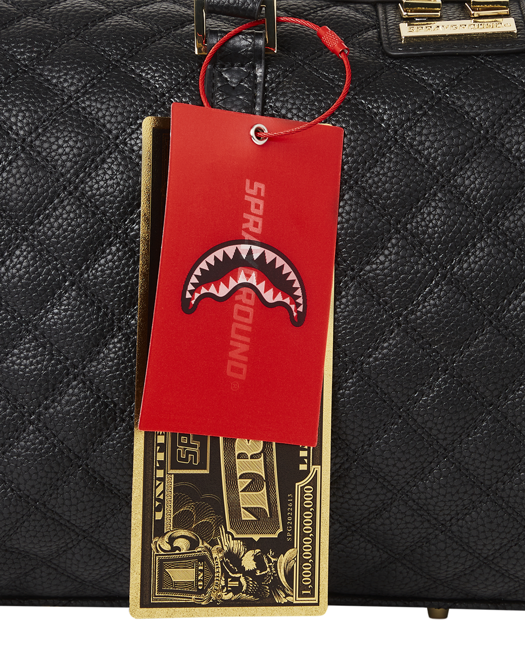 Sprayground - Quilt Shark Hand & Shoulder Bag with Special Inner Compartment