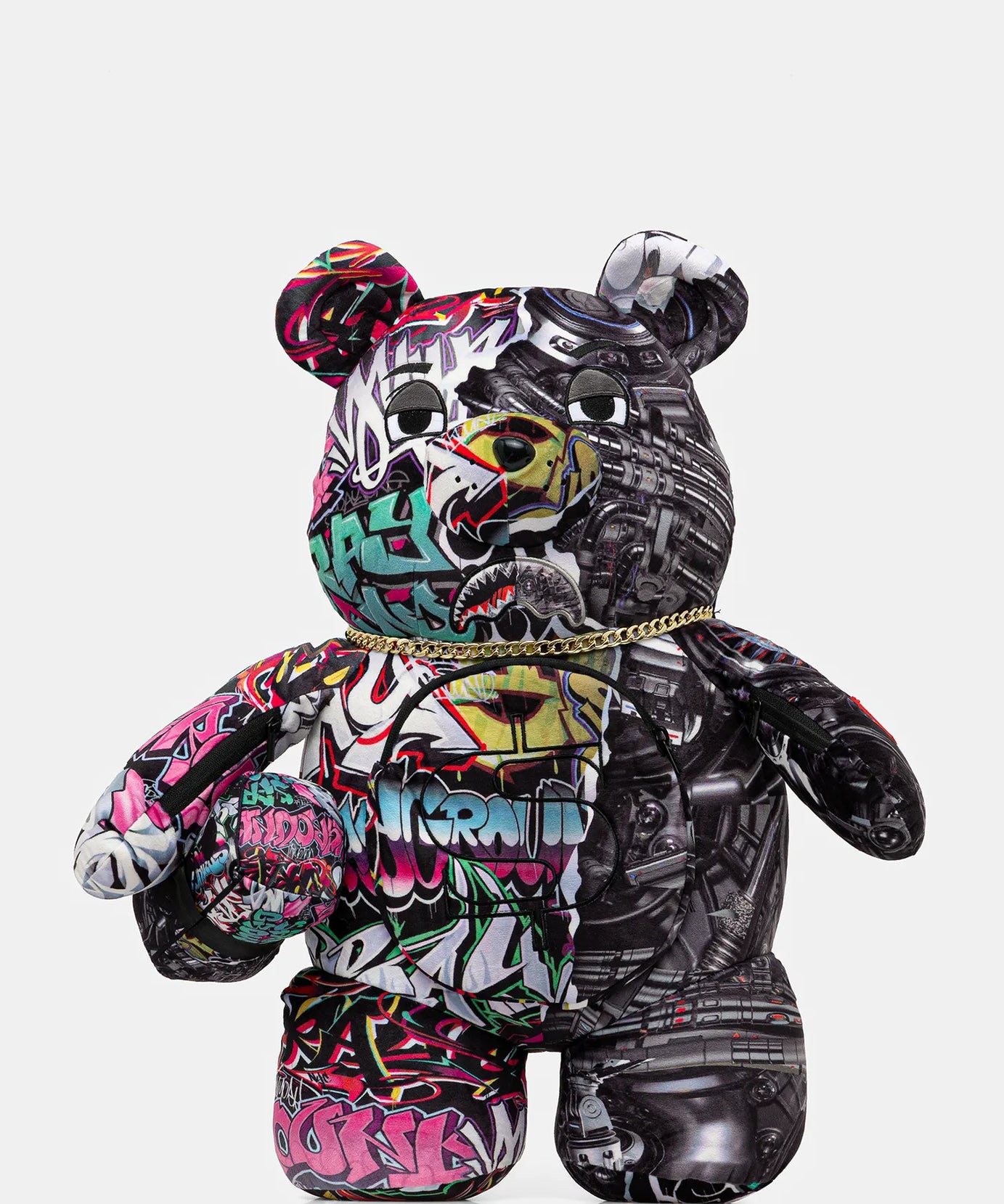 Sprayground - Split Cybershark Bear Teddy Backpack