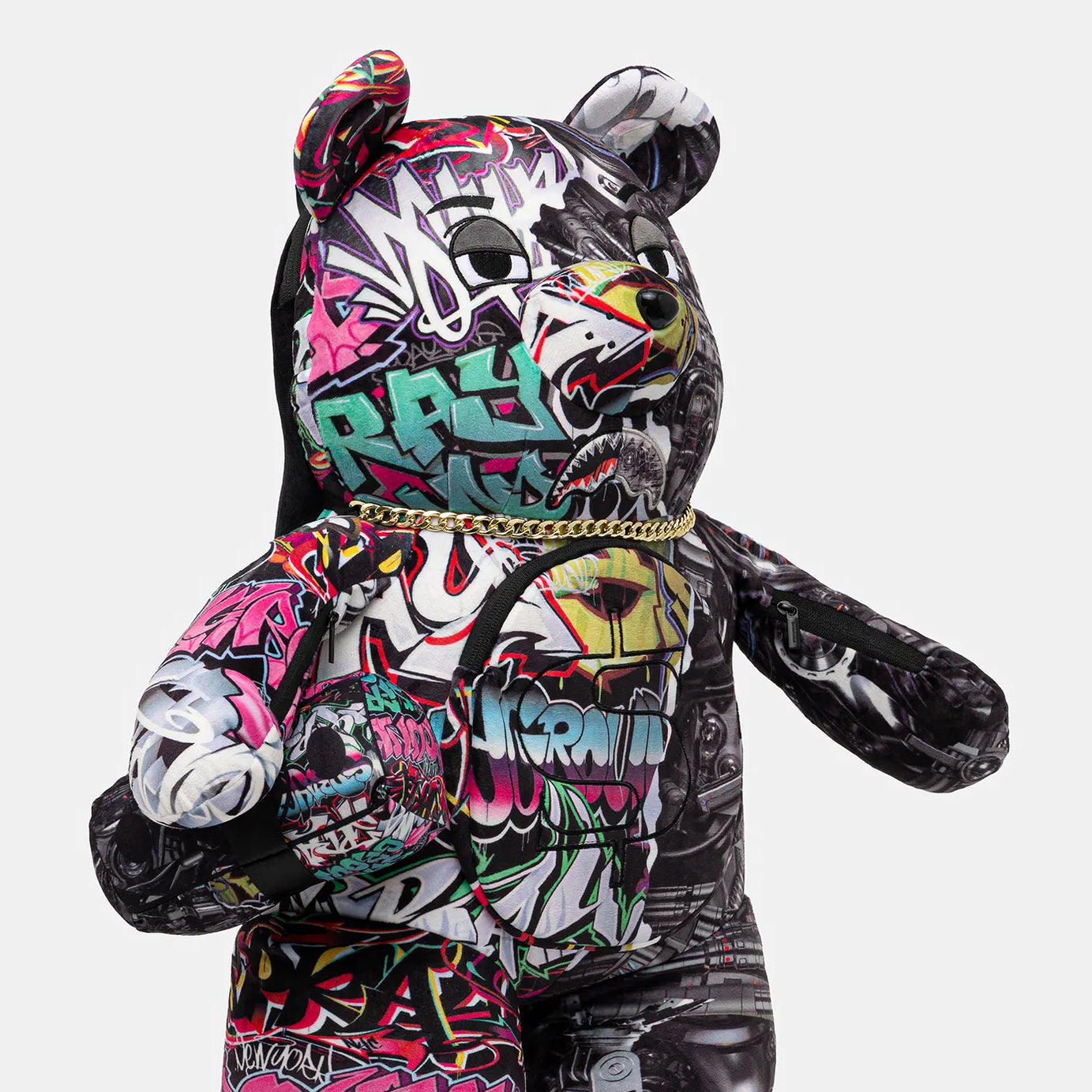 Sprayground - Split Cybershark Bear Teddy Backpack