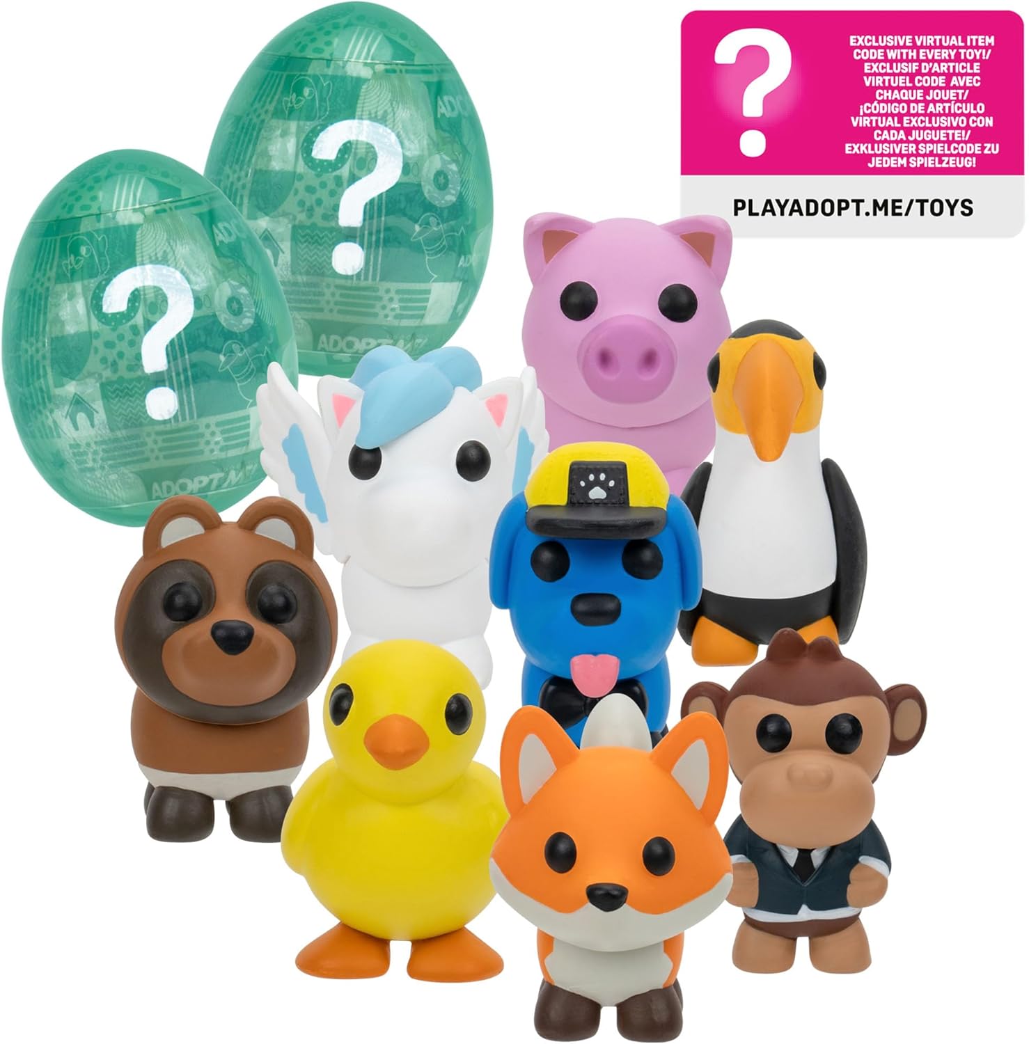 Squishmallows - Adopt Me! Series 2 10-Pack Mystery Pet Toy Figures