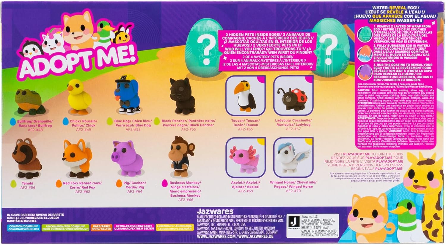 Squishmallows - Adopt Me! Series 2 10-Pack Mystery Pet Toy Figures