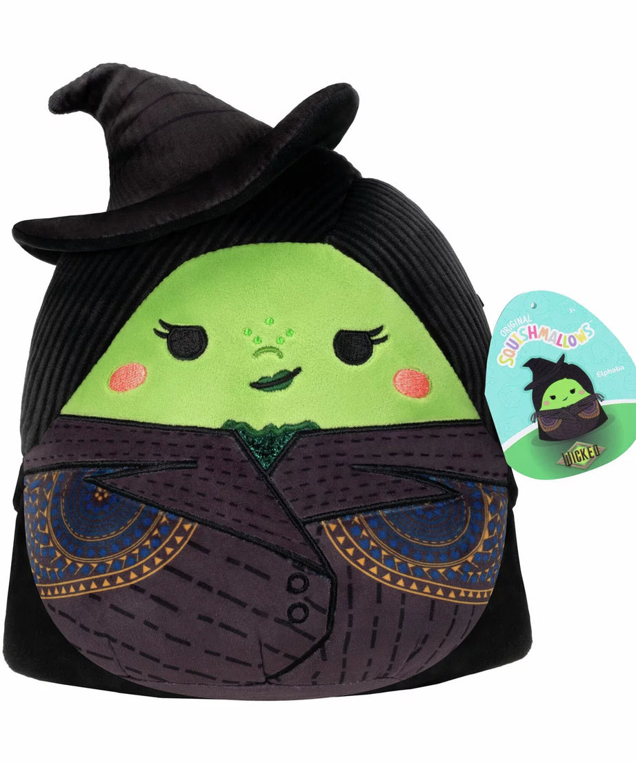 Squishmallows - Wicked Elphaba Soft Plush Toy