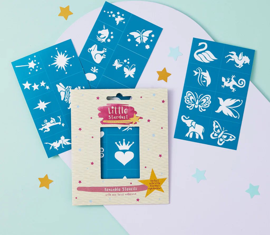 Little Stardust - Çocuk Yüz ve Vücut Makyaj Şablonu-Dinossi