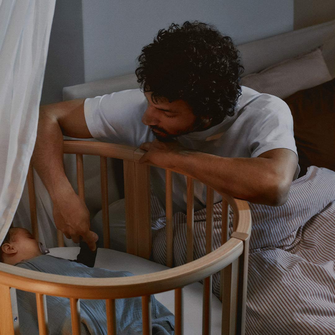 Stokke Sleepi V3 Mini Crib - Natural-Cribs-No Mattress- | Natural Baby Shower