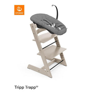 Stokke Tripp Trapp Highchair + Newborn Set-Highchairs-Cashmere Grey-Anthracite | Natural Baby Shower