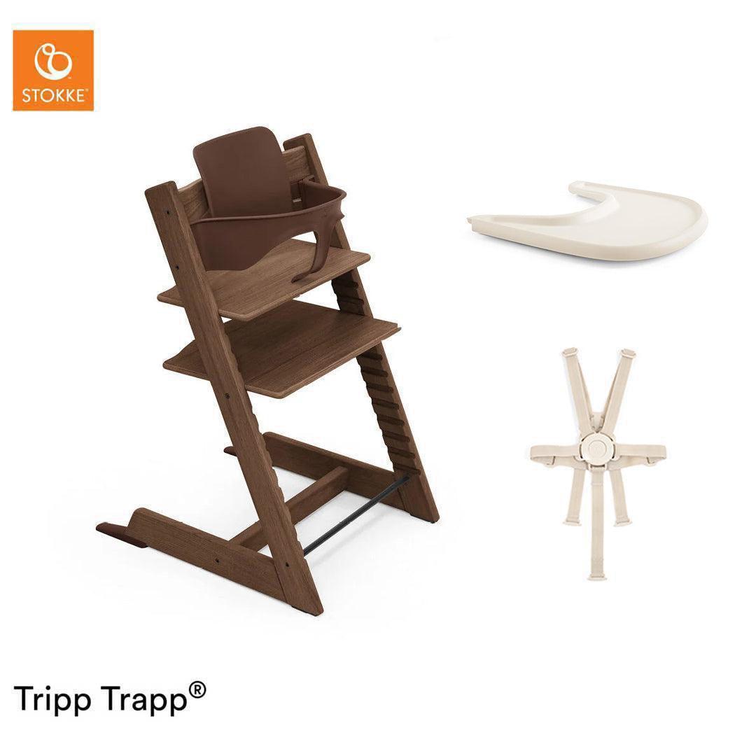 Stokke Tripp Trapp Accessories Bundle-Highchairs-Oak Warm Brown- | Natural Baby Shower
