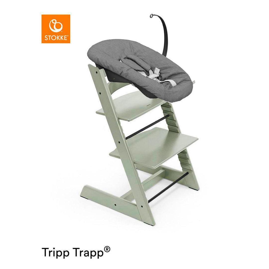 Stokke Tripp Trapp Highchair + Newborn Set-Highchairs-Glacier Green-Anthracite | Natural Baby Shower