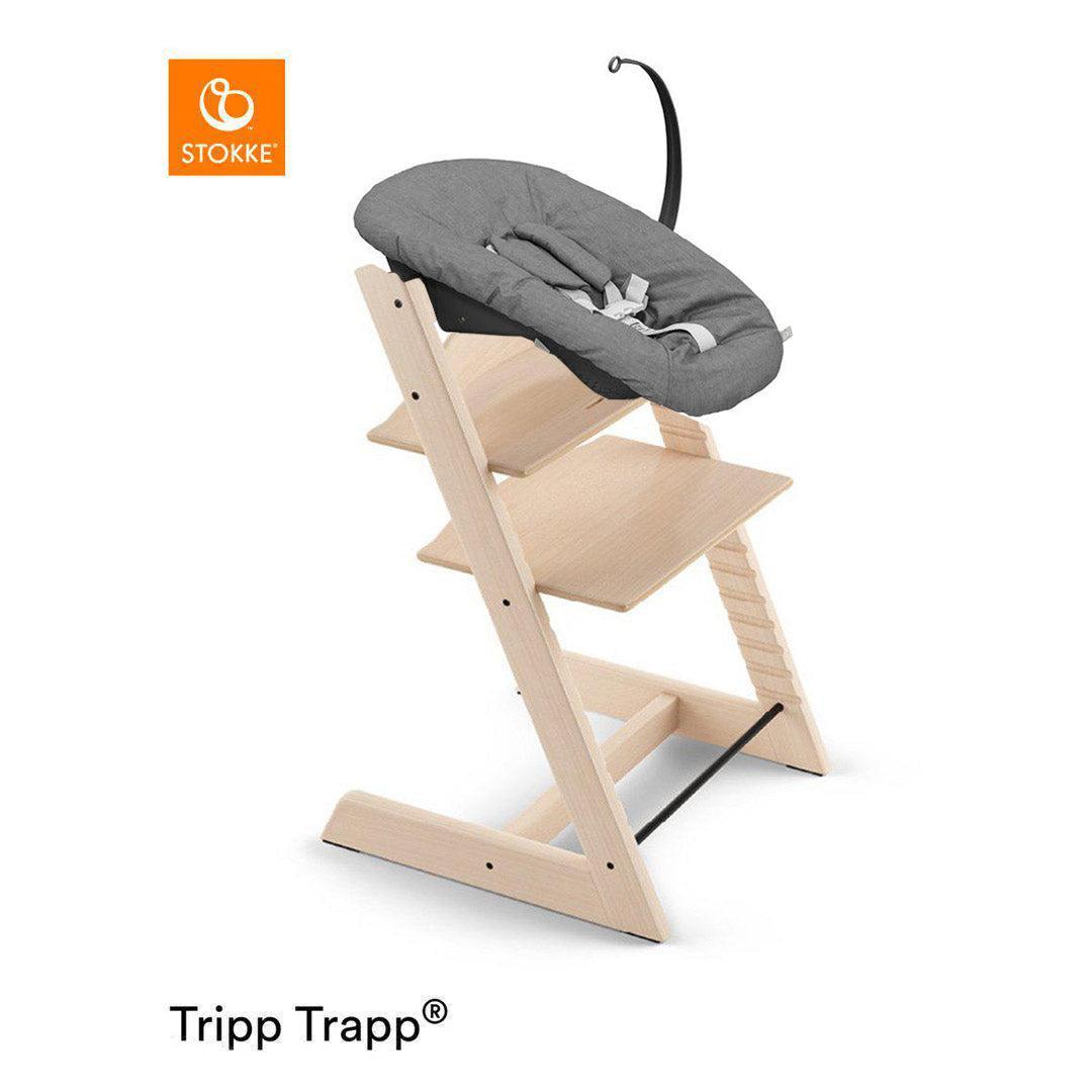 Stokke Tripp Trapp Highchair + Newborn Set-Highchairs-Natural-Anthracite | Natural Baby Shower