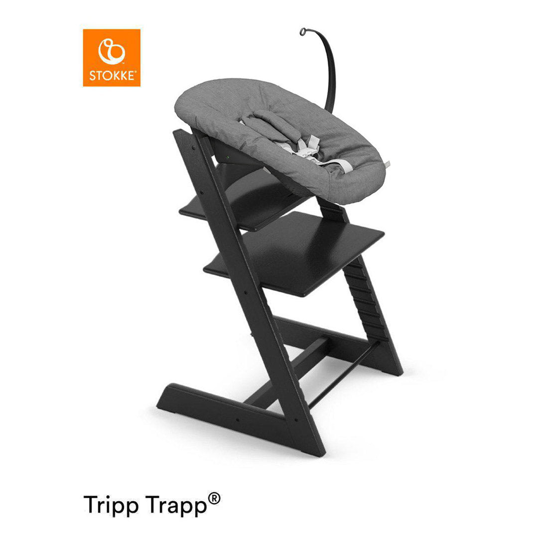 Stokke Tripp Trapp Highchair + Newborn Set-Highchairs-Oak Black-Anthracite | Natural Baby Shower