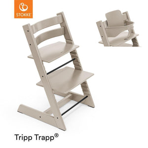 Stokke Tripp Trapp Highchair - Cashmere Grey-Highchairs-Cashmere Grey- | Natural Baby Shower