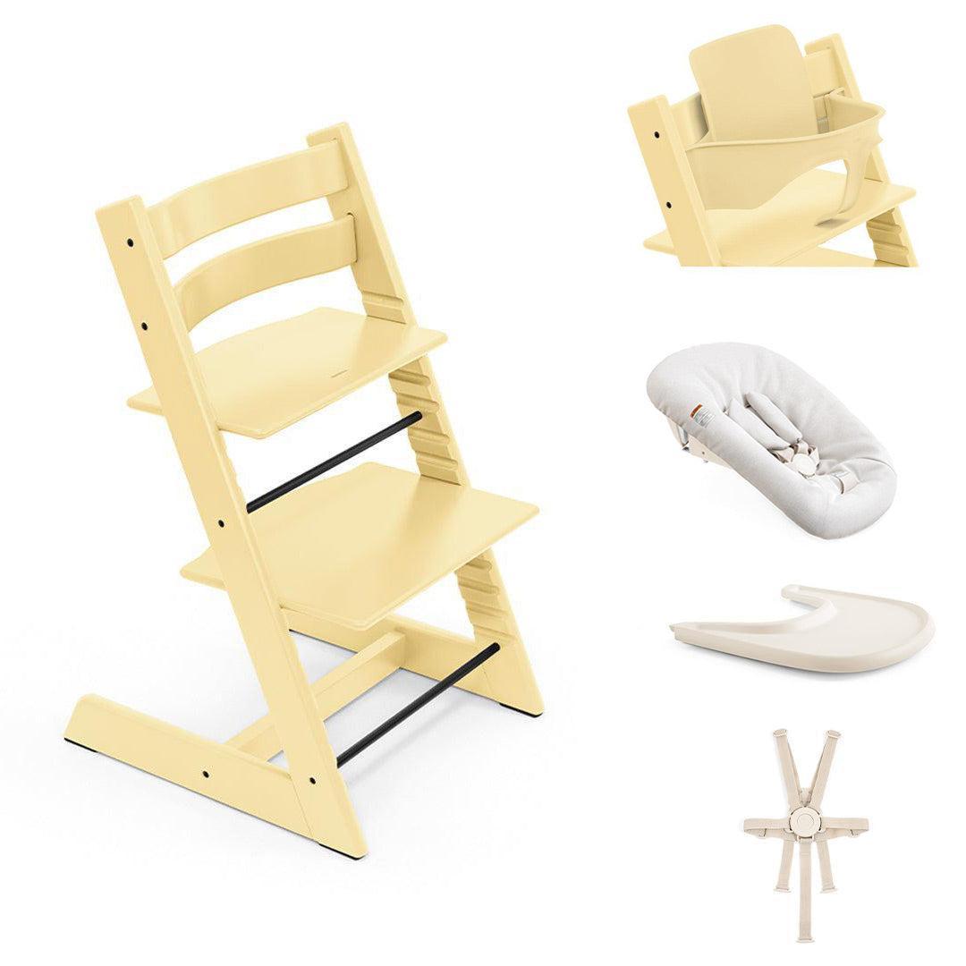 Stokke Tripp Trapp Highchair Ultimate Bundle-Highchairs-Lemon Yellow- | Natural Baby Shower
