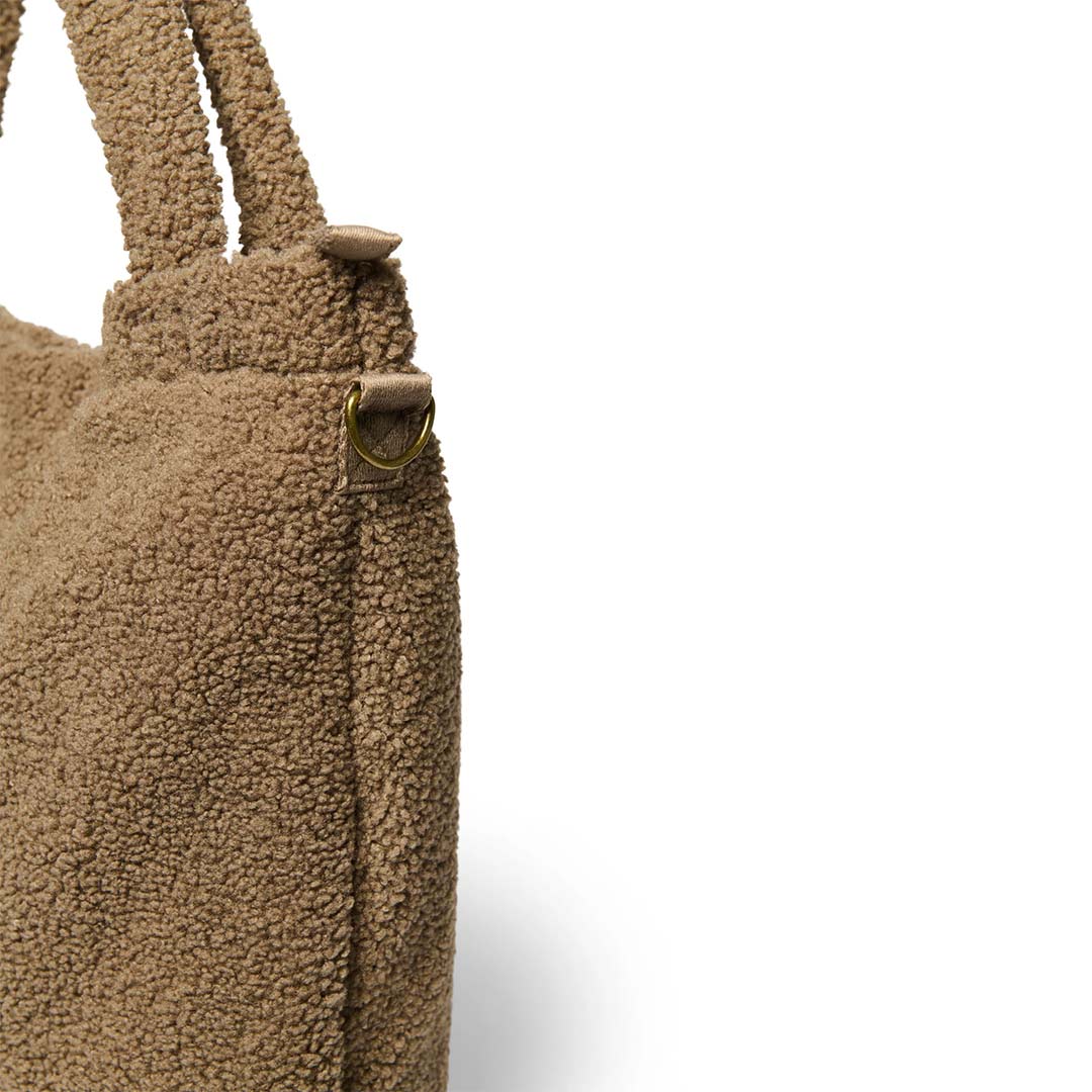 Studio Noos Brown Teddy Diaper Bag - Brown-Changing Bags-Brown-58cm X 42cm | Natural Baby Shower