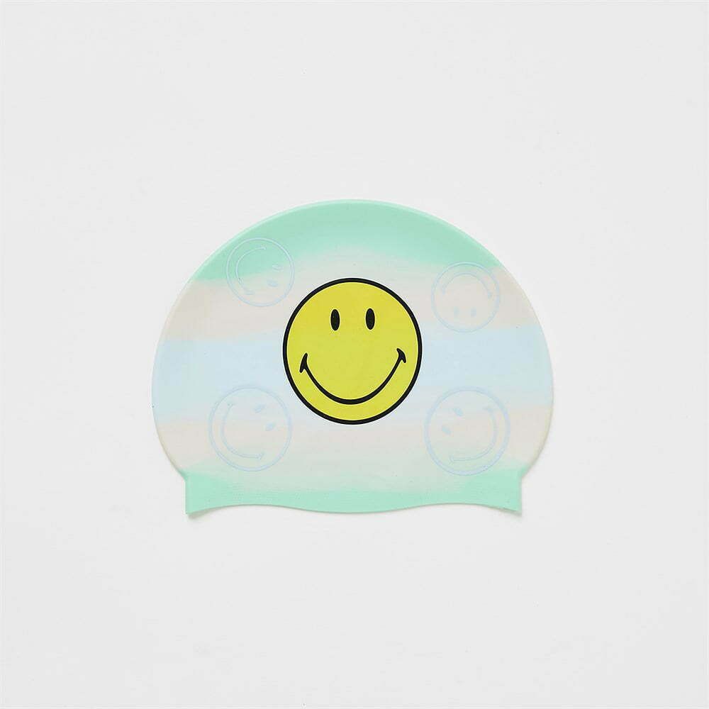 Sunnylife - Smiley Face Children's Swimming Cap
