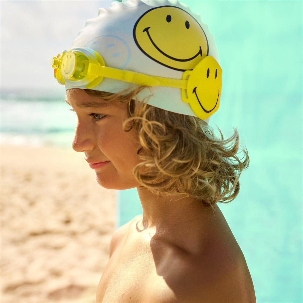 Sunnylife - Smiley Face Children's Swimming Cap